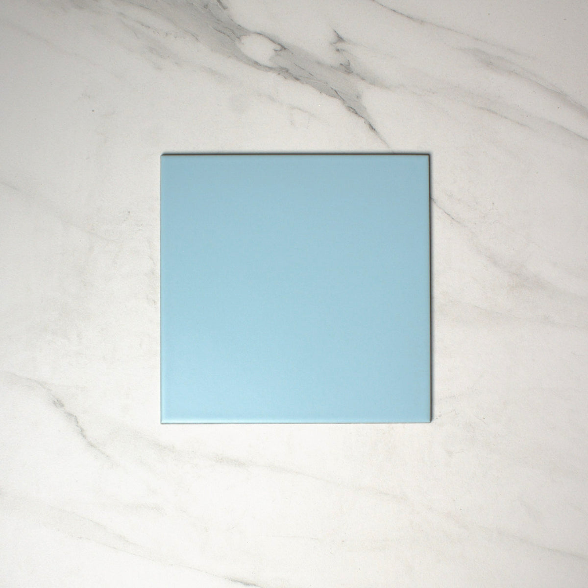 vitra pool blue matt 200x200mm top view