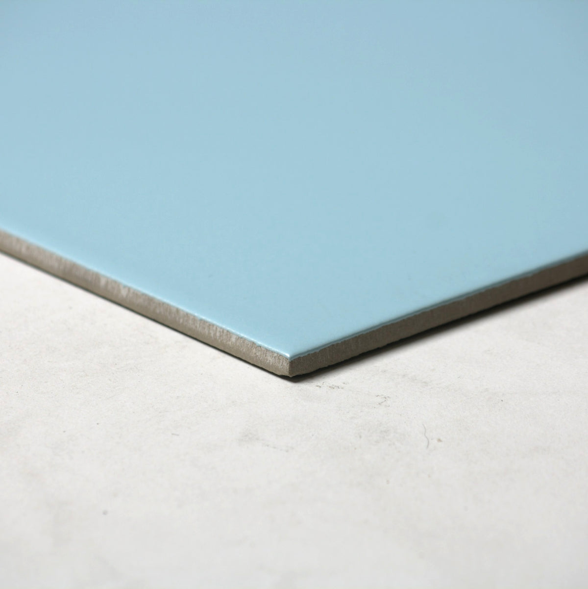 vitra pool blue matt 200x200mm angle view