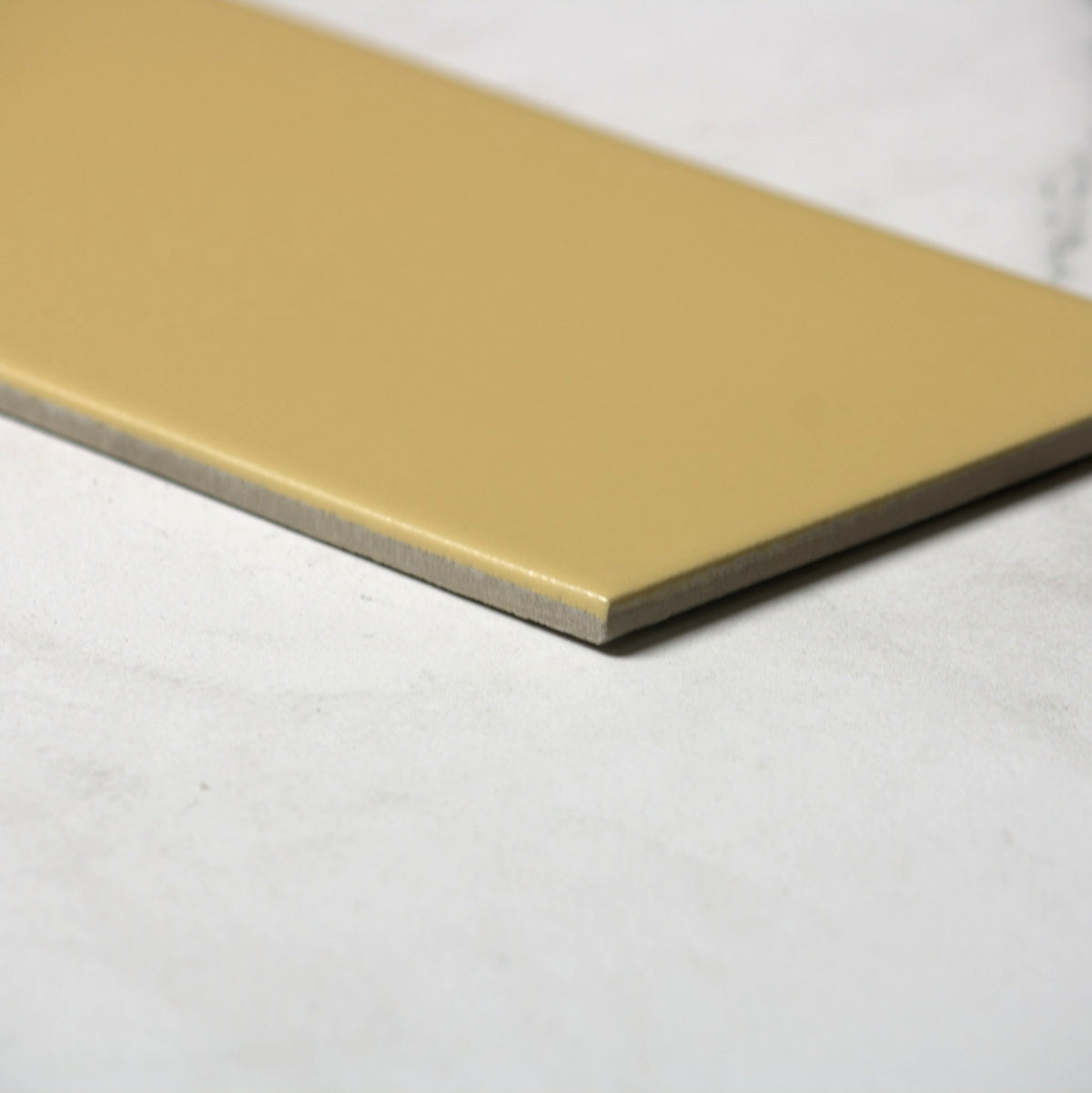 vitra sand yellow matt 100x300mm angle view