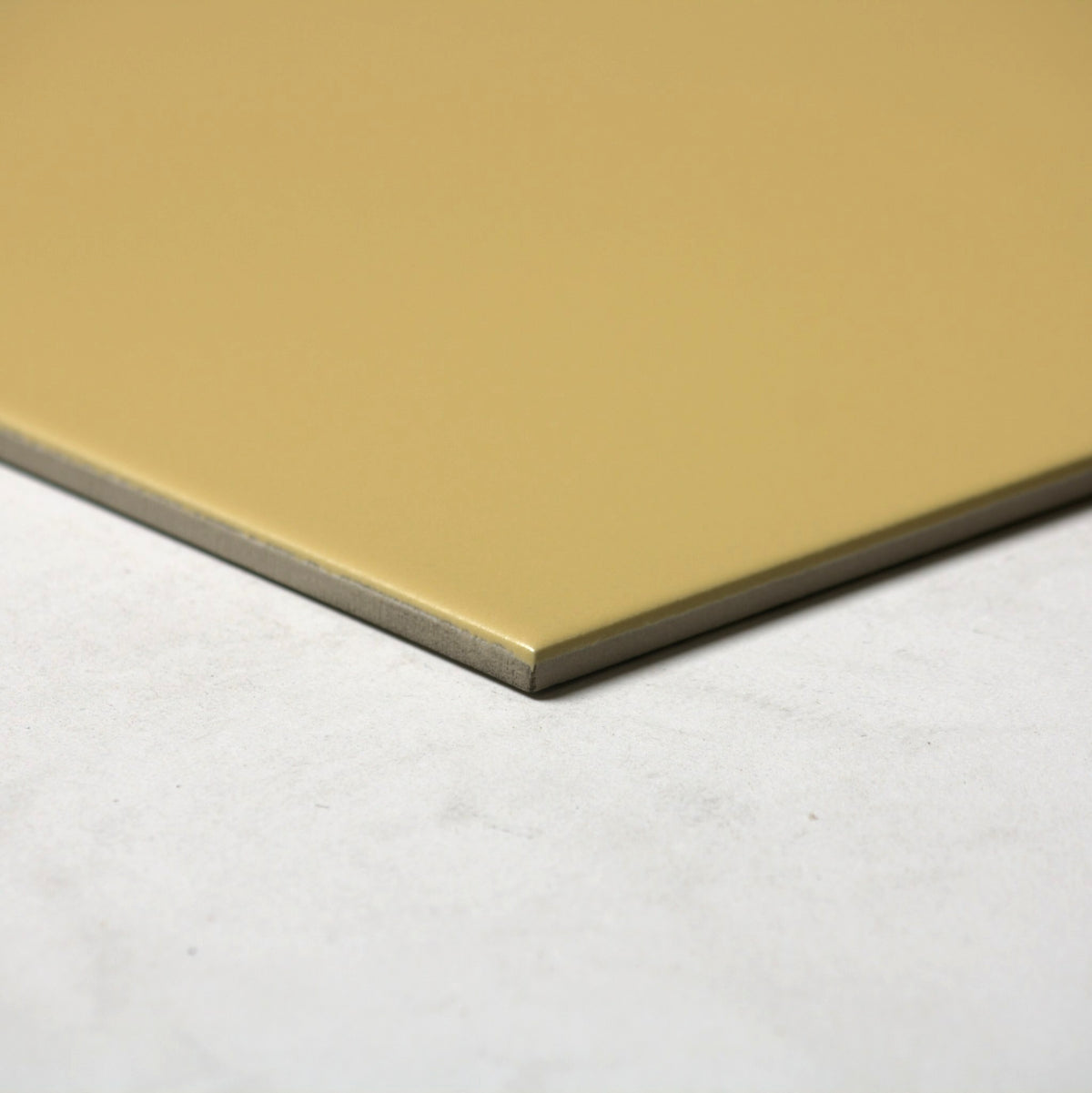 vitra sand yellow matt 200x200mm angle view