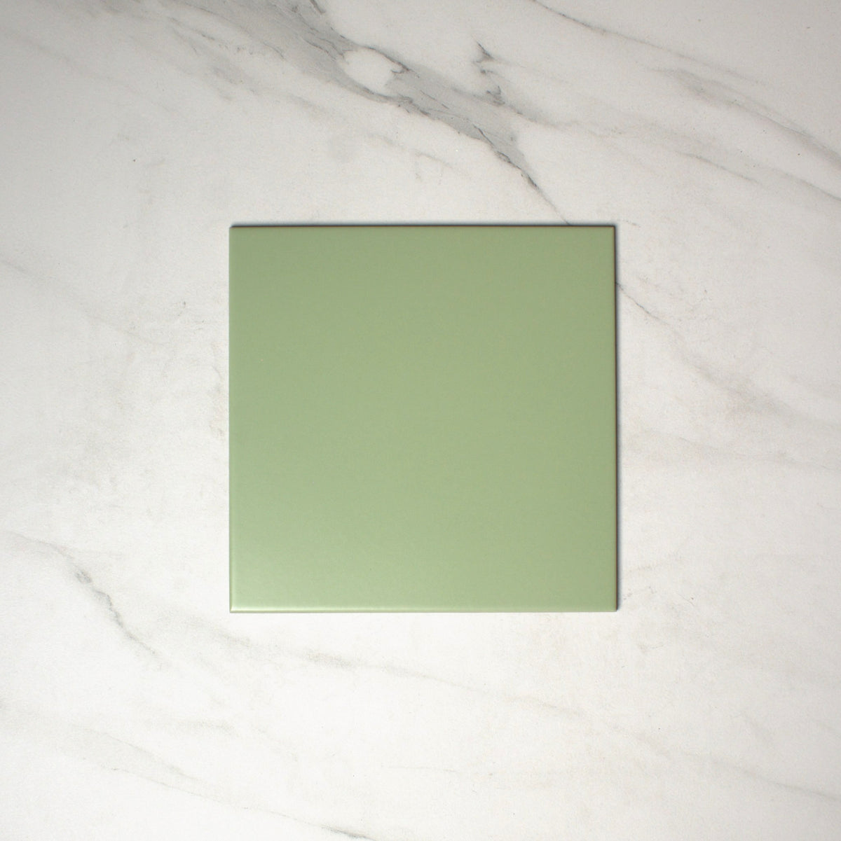 vitra soap green matt 200x200mm top view