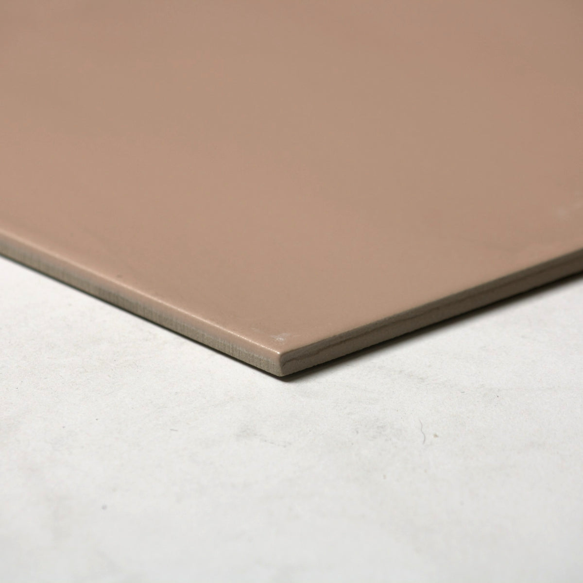 vitra soft brown matt 200x200mm angle view