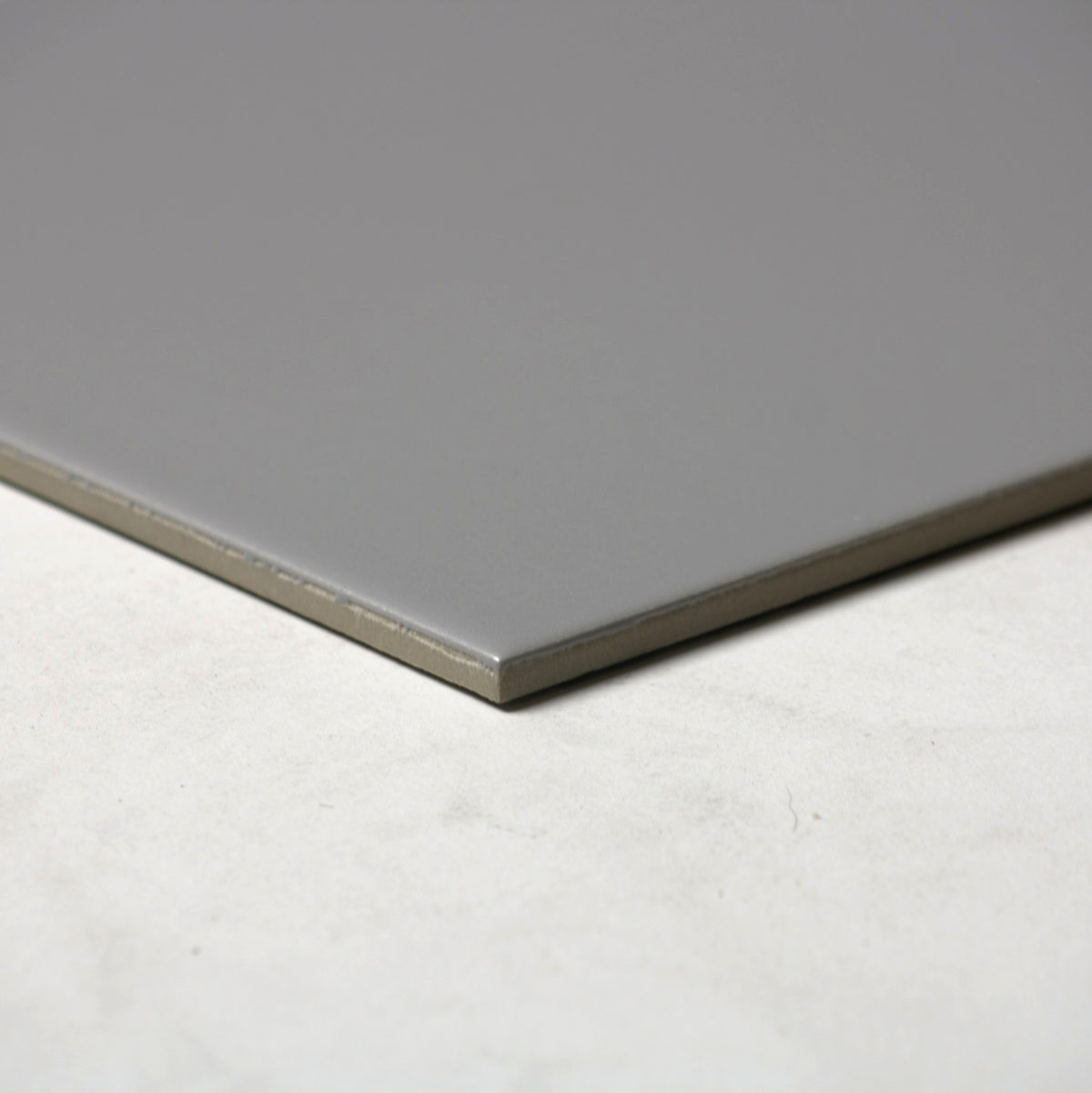 vitra stone grey matt 200x200mm angle view