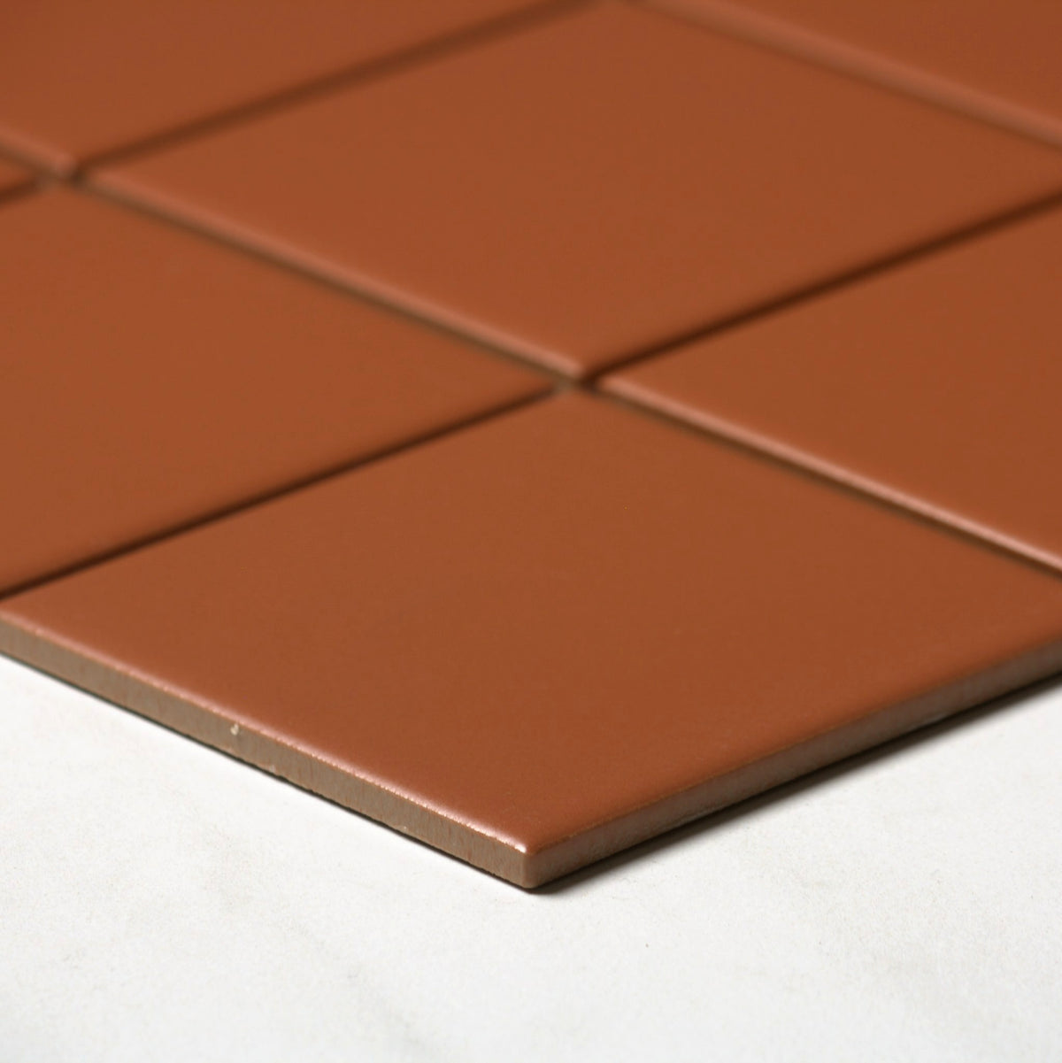 vitra tobacco matt mosaic 100x100mm angle view