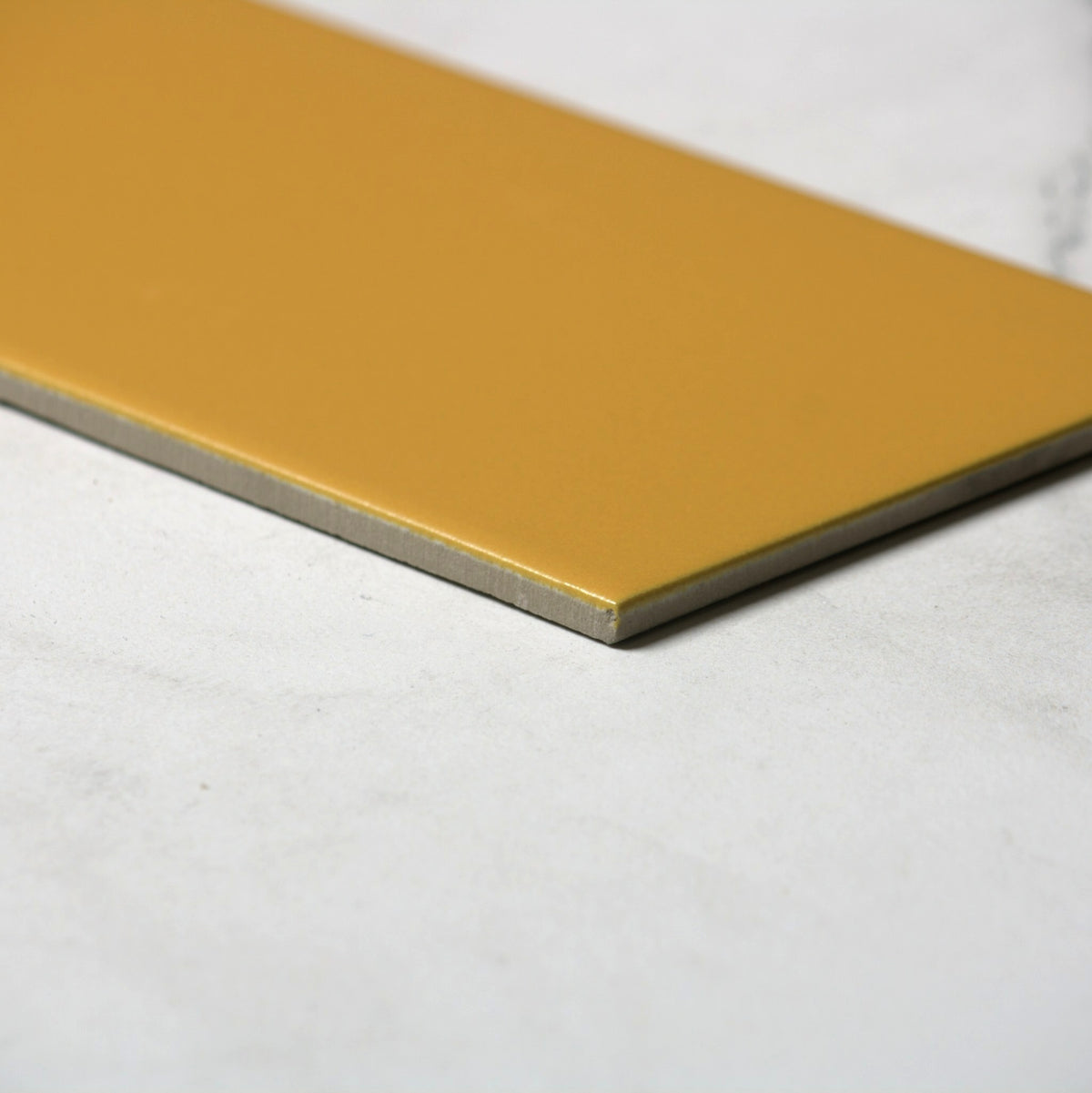 vitra turmeric yellow matt 100x300mm angle view