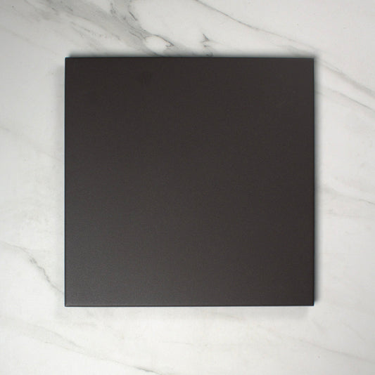 vitra uni black matt r10a 300x300mm top view