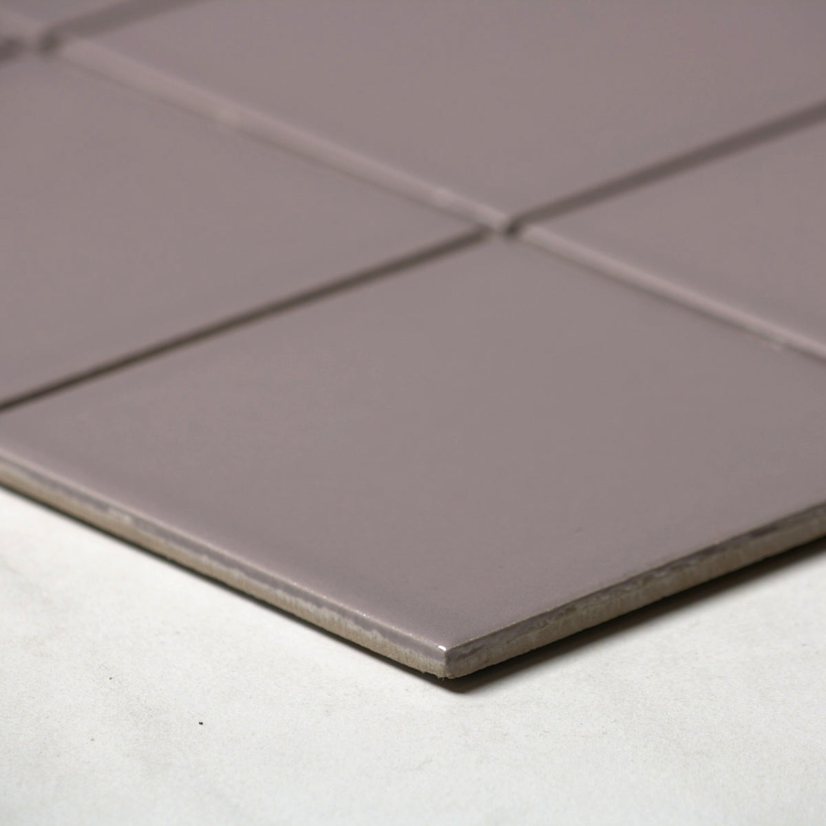 vitra whisper lilac gloss mosaic 100x100mm angle view