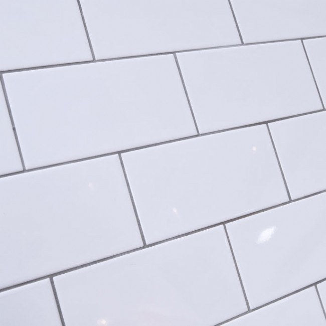 VitrA White Gloss 100x200mm tile