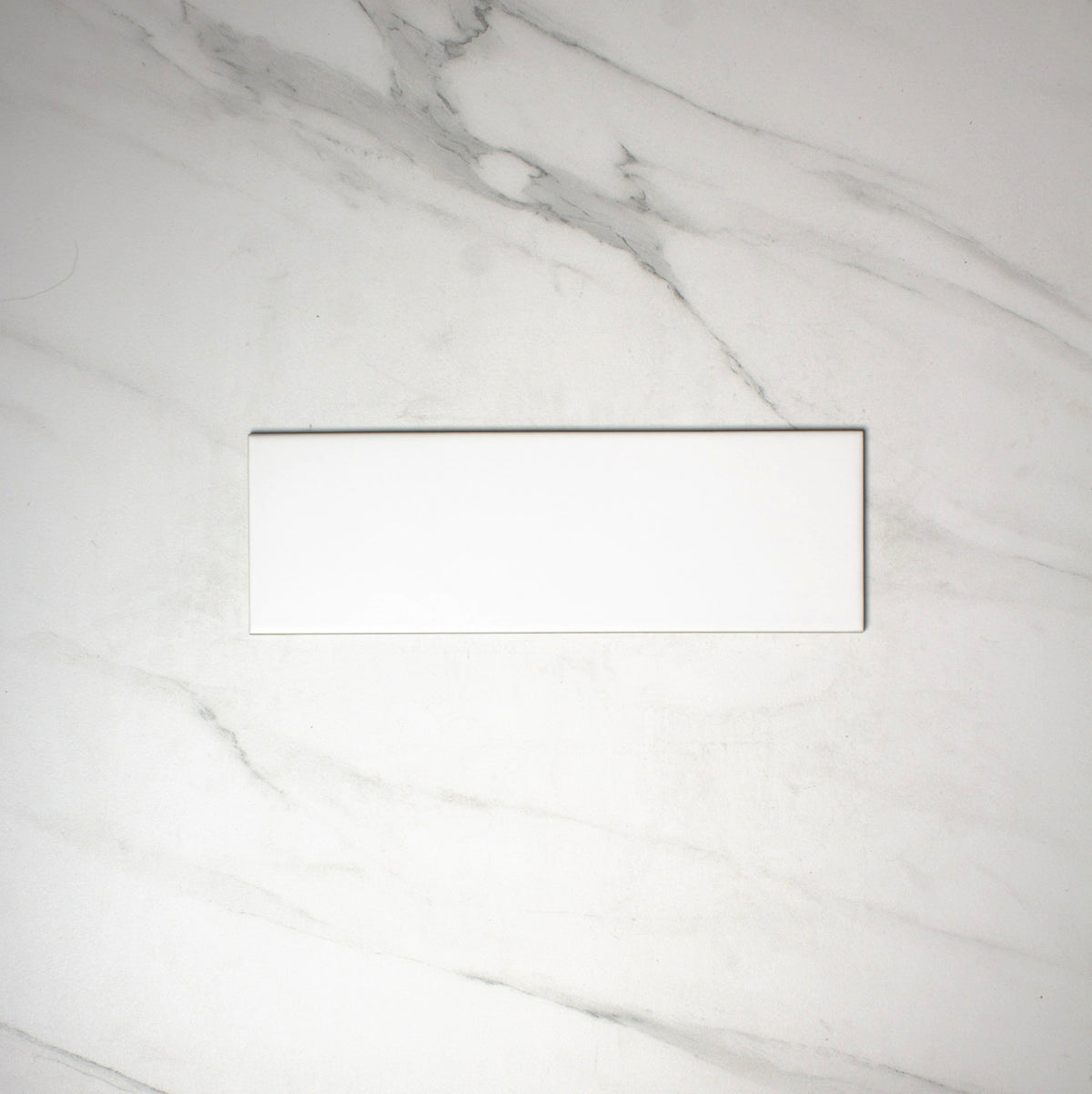 vitra white gloss 100x300mm top view