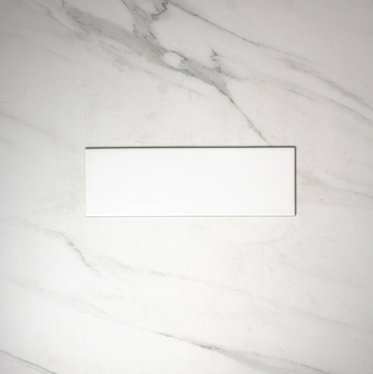 vitra white gloss 100x300mm top view