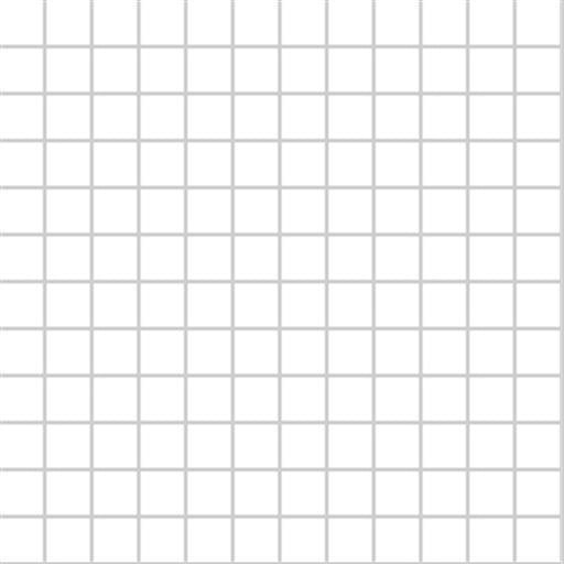 VitrA White Gloss Mosaic 25x25mm mesh sheet