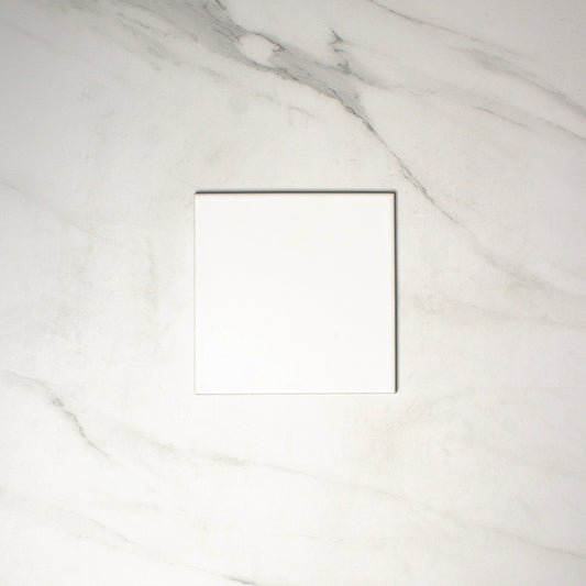vitra white matt 150x150mm top view