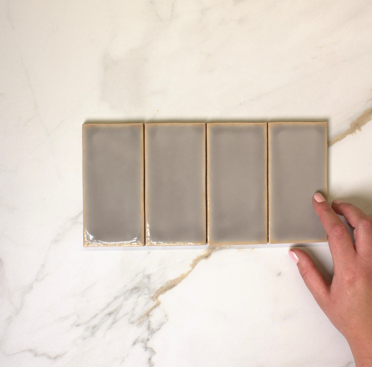 yoko pewter gloss 62 5x125mm top view